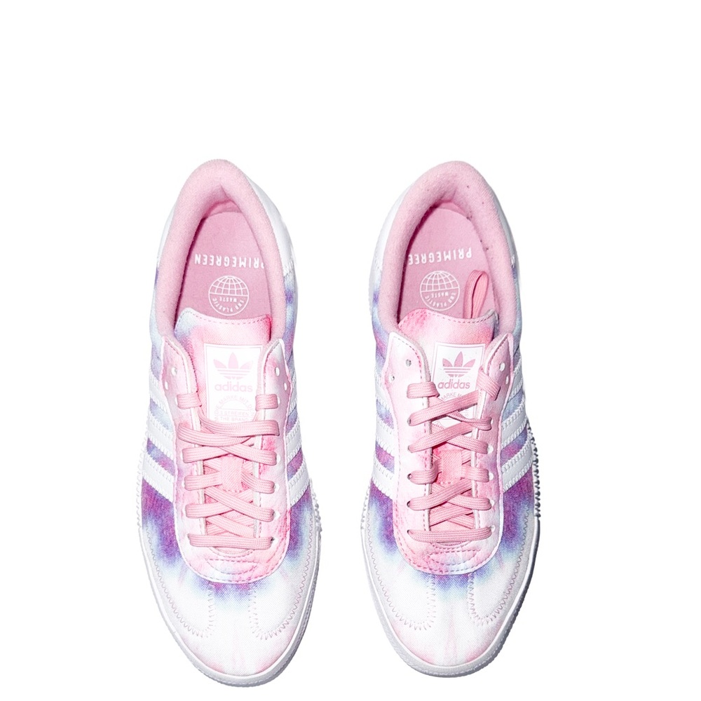 ADIDAS Vibrant Multi Color Tie-Dye Low-Top Sneakers Size 7 Chill Playful Vibes - Picture 11 of 12